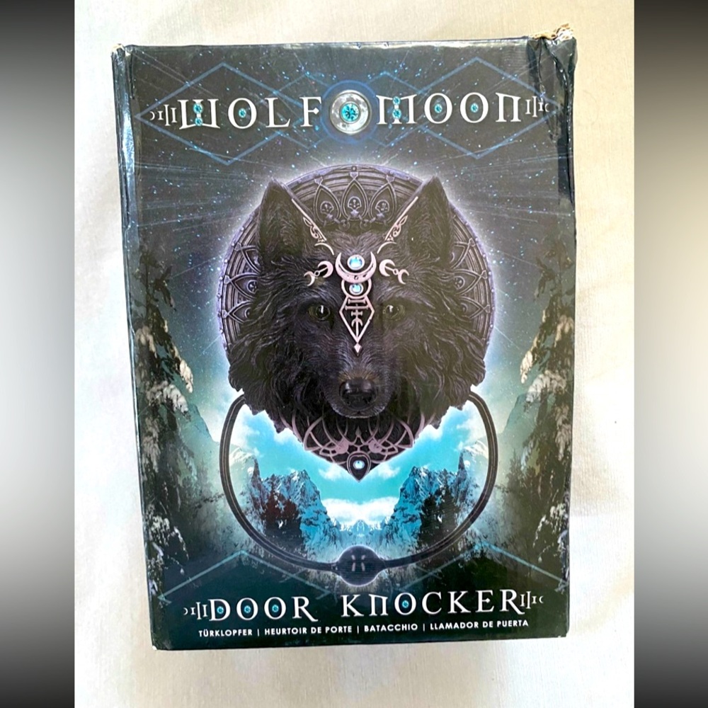 Wolf Moon Door Knocker NIB